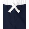 imageThe Childrens Place Baby Girls and Toddler Tie Front Denim Pull On ShortsBlue 3pack