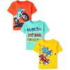 imageThe Childrens PlaceBaby Boysand Toddler Vehicle Short Sleeve Graphic TShirtsMultipacksColor TrainsRace CarsMotobike 3Pack2 Years