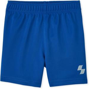 imageThe Childrens Place Baby Toddler Boys Athletic Basketball ShortsQuench Blue