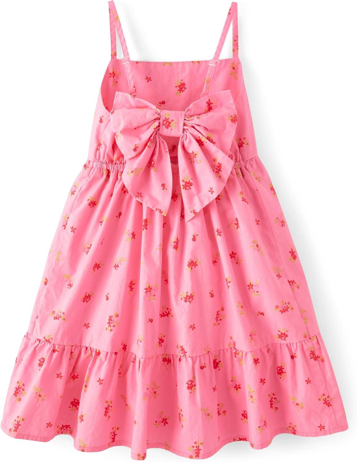 imageThe Childrens Place Girls Casual Sleeveless Tiered DressesBright Pink