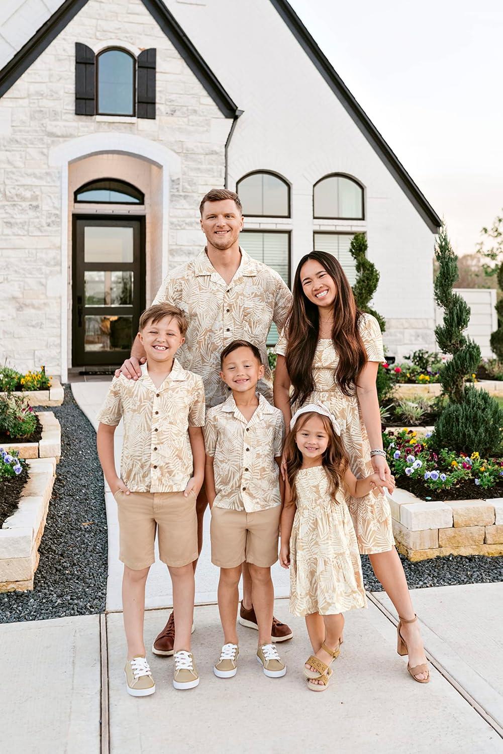 imageThe Childrens Place Girls Family Matching Dresses Mommy and Me Casual DressIrish Cream Floral