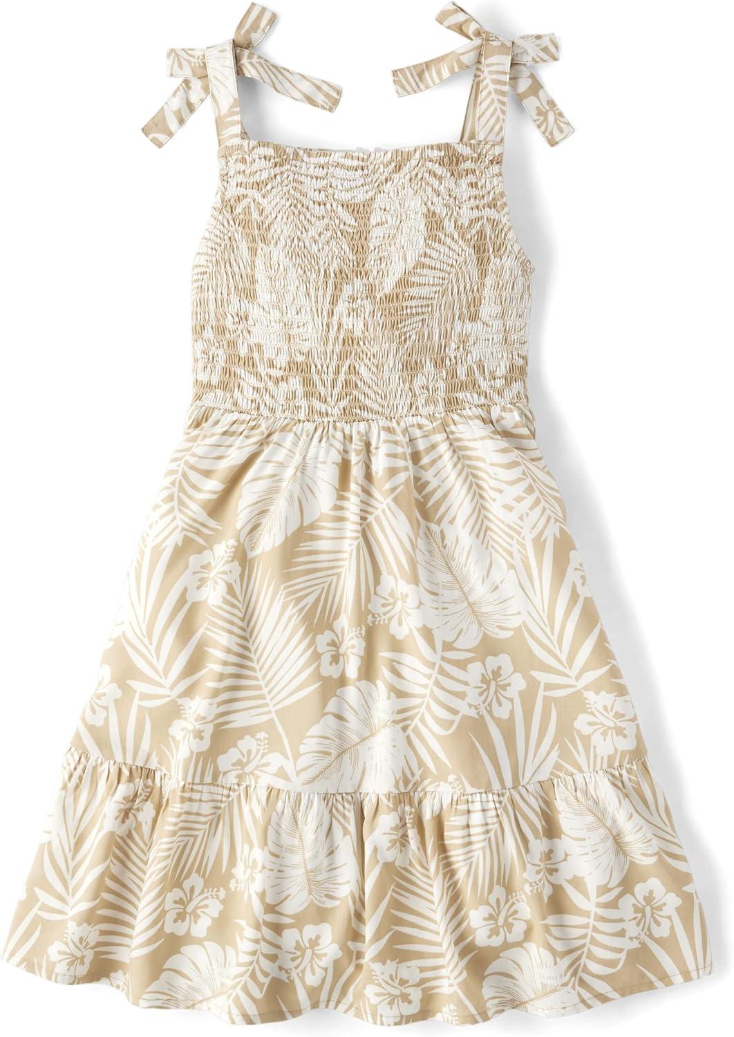 imageThe Childrens Place Girls Family Matching Dresses Mommy and Me Casual DressIrish Cream Floral
