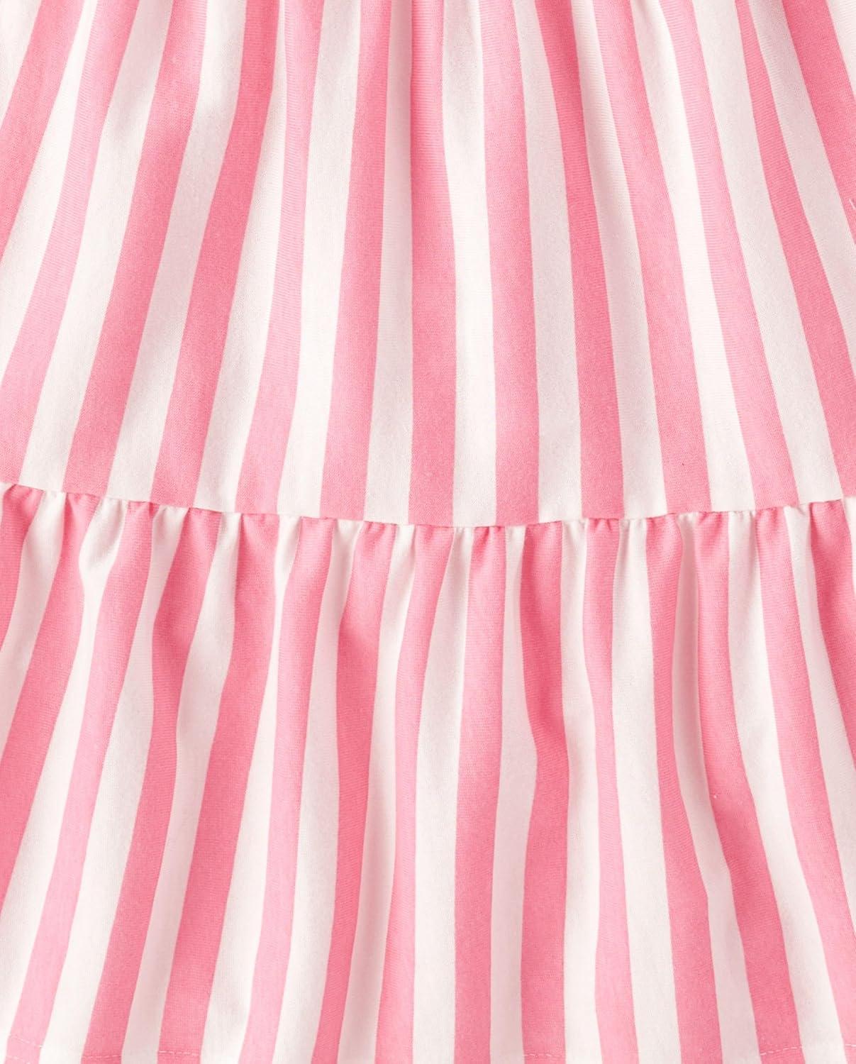 imageThe Childrens Place Girls Short Sleeve Casual Everyday DressesCosmos Stripe