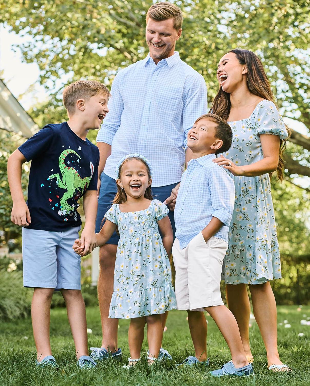 imageThe Childrens Place Girls Short Sleeve Casual Everyday DressesWhirlwind