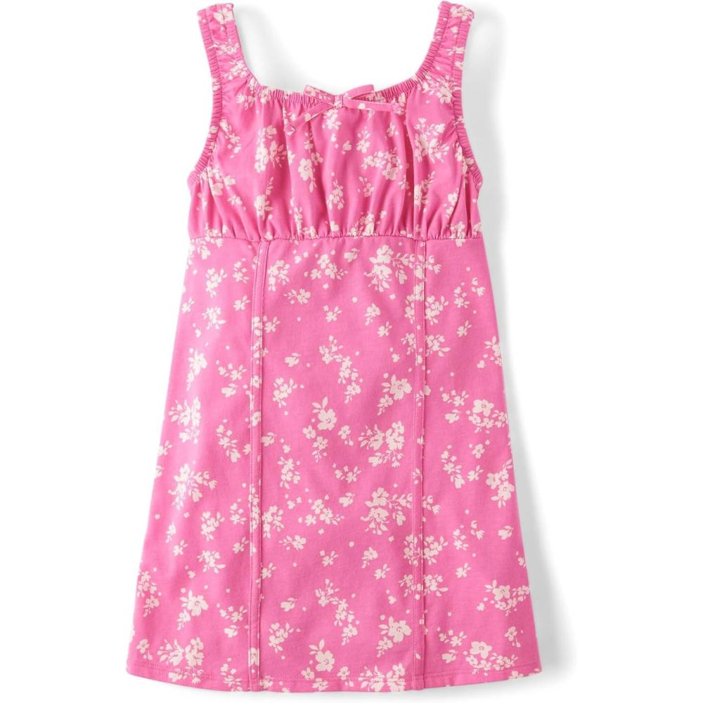 imageThe Childrens Place Girls Family Matching Dresses Mommy and Me Casual DressYreka Pink Corset