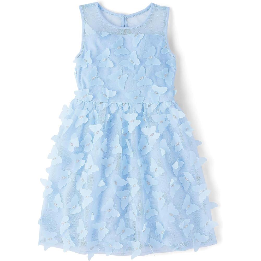 imageThe Childrens PlaceGirlsSleeveless Dressy DressesBreeze Butterfly Mesh10
