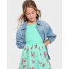imageThe Childrens Place Girls Short Sleeve Dressy DressMin Tea Floral