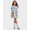imageThe Childrens Place Girls Short Sleeve Dressy DressRenew Blue Floral