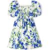 imageThe Childrens Place Girls Short Sleeve Dressy DressRenew Blue Floral