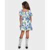 imageThe Childrens Place Girls Short Sleeve Dressy DressRenew Blue Floral