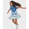 imageThe Childrens Place Girls Short Sleeve Dressy DressRenew Blue Floral