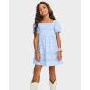 imageThe Childrens Place Girls Short Sleeve Smocked Summer DressesBreeze