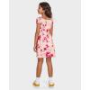 imageThe Childrens Place Girls Short Sleeve Smocked Summer DressesCrystal Pink Floral