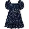 Tidal Floral Pleated
