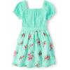 imageThe Childrens Place Girls Short Sleeve Dressy DressMin Tea Floral