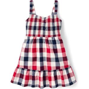 imageThe Childrens Place Girls Casual Sleeveless Tiered DressesAmericana Gingham