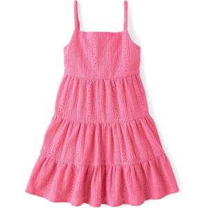 imageThe Childrens Place Girls Casual Sleeveless Tiered DressesIn the Pink