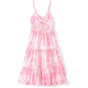 imageThe Childrens Place Girls Casual Sleeveless Tiered DressesTiara Pink Maxi