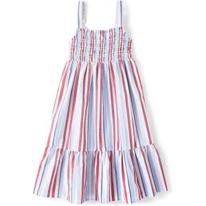 imageThe Childrens Place Girls Family Matching Dresses Mommy and Me Casual DressRed White and Blue Stripe