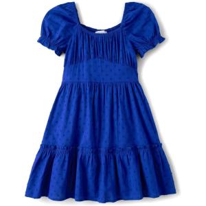 imageThe Childrens Place Girls Short Sleeve Dressy DressRenew Blue