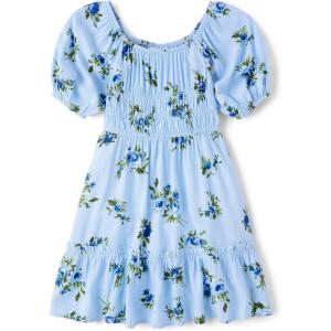 imageThe Childrens Place Girls Short Sleeve Smocked Summer DressesBreeze Floral