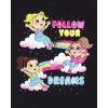 imageThe Childrens Place Baby Girls and Toddler Assorted Everyday Short Sleeve Graphic TShirts MultipackPurple Girl TalkDreams Black 2pack
