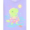 imageThe Childrens Place Baby Girls and Toddler Assorted Everyday Short Sleeve Graphic TShirts MultipackSummer