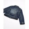 imageThe Childrens Place Baby Toddler Girls Basic Denim JacketChina Blue
