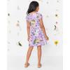 imageThe Childrens Place Girls Short Sleeve Fashion Skater DressPetal Purple