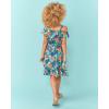 imageThe Childrens Place Unisex Child Matching Family Tropical Off Shoulder Short Sleeve DressTropical Mellow Aqua