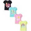 imageThe Childrens Place Baby Girls and Toddler Assorted Everyday Short Sleeve Graphic TShirts MultipackLove FlowerRainbow FlowerHappy RainbowRainbow Love
