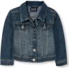 imageThe Childrens Place Baby Toddler Girls Basic Denim JacketChina Blue
