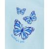 imageThe Childrens Place Baby Girls Short Sleeve Bodysuits MultipackBaby Blue Floral 5pack