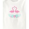 imageThe Childrens Place Baby Girls Short Sleeve Bodysuits MultipackFlamingo 5pack