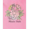 imageThe Childrens Place Baby Girls Short Sleeve Bodysuits MultipackFlower ChildBeautiful 5pack