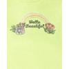imageThe Childrens Place Baby Girls Short Sleeve Bodysuits MultipackFlower ChildBeautiful 5pack