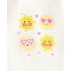 imageThe Childrens Place Baby Girls Short Sleeve Bodysuits MultipackSunshine Yellow 5pack