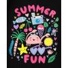 imageThe Childrens Place Toddler Girls Short Sleeve Multi Color Graphic TShirt 3 PackCat HammockSummer FunIce Cream 3pack