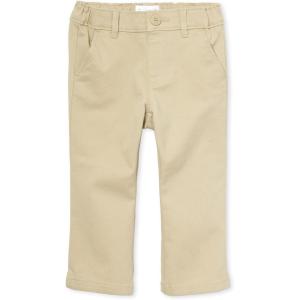 imageThe Childrens Place Baby Toddler Girls Bootcut Chino PantsSandy Single