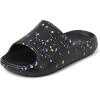 imageThe ChildrenS Place Boys Sporty SlidesBlack Paint Splatter