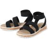 imageThe Childrens Place Girls Open Toe Flat SandalsBlack