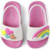 imageThe Childrens Place Girls Baby Toddler Everyday Slide Sandals with BackstrapRainbow Wave