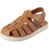 imageThe Childrens Place Girls Fisherman SandalsTan Platform