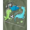 imageThe Childrens Place Baby and Toddler Boys Dino Short Sleeve Graphic TShirts MultipackDino VolcanoSoccerBaseball 3pack