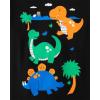 imageThe Childrens Place Baby and Toddler Boys Dino Short Sleeve Graphic TShirts MultipackDinosTrex Play 2pack