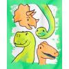 imageThe Childrens Place Baby and Toddler Boys Dino Short Sleeve Graphic TShirts MultipackDinosaurs 3pack