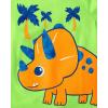 imageThe Childrens Place Baby and Toddler Boys Dino Short Sleeve Graphic TShirts MultipackNight DinosDinoTriceratops 3pack