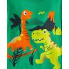 imageThe Childrens Place Baby and Toddler Boys Dino Short Sleeve Graphic TShirts MultipackVolcanoEasterCamo Dinos 3pack