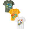 Dino Volcano/Soccer/Baseball 3-pack