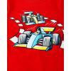 imageThe Childrens Place Baby and Toddler Boys Vehicle Short Sleeve Graphic TShirts MultipackDump TruckRacersTrains 3pack